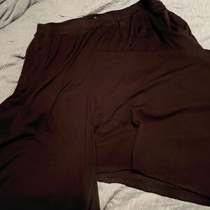 Black Wide-Leg Pants